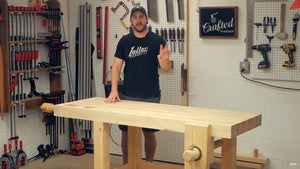 Roubo Workbench Build - Part 2 of 2 from Crafted Workshop