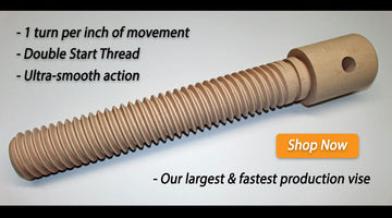 Announcing the Lake Erie Toolworks - 2X Wood Vise - Fastest Threaded Workbench Vise On the Planet!