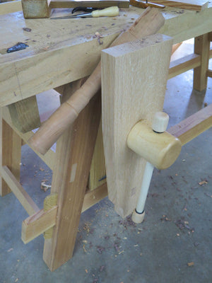 2X Vise Equals Fast Moravian Workbench