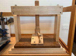 Workbench Idea Is Actually a Book Press