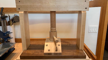 Workbench Idea Is Actually a Book Press