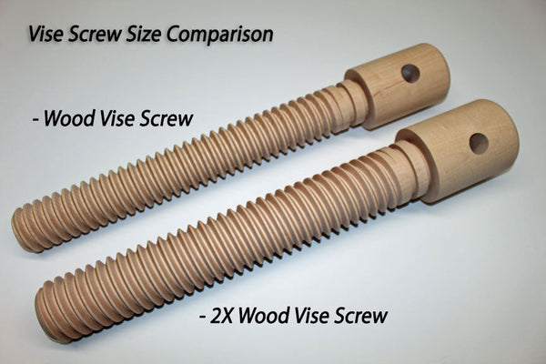 Standard and 2X screw size comparison