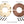 Load image into Gallery viewer, Brass garter sets, vintage and brushed finish
