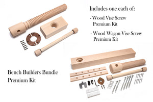 Bench Builders Bundle Wood Vise Screw Kit